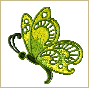 Lime Butterfly