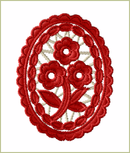 Dantela Lace Medallion Machine Embroidery Design