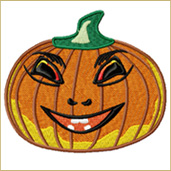 Cute Pumpkin Embroidery Design