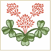 Shamrock Trio Embroidery Design