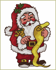 Christmas Wish List - Machine Cross Stitch Design