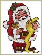 Christmas Wish List Embroidery Design
